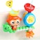 G-Wack Bath Toys For Toddlers Age 1 2 3 Year Old Girl Boy, Preschool New Born Baby Bathtub Water Toys, Durable Interactive Multicolored Infant Toy, Lovely Monkey Caterpillar, Strong Suction Cups