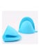 Generic A Pair Of Thick Oven Pinch Mitts, Heat Resistant Anti-Scald Gloves For Cooking Pinch Grips, Pot Holder And Potholder For Kitchen, Food-Grade Silicone Black 15*5*10cm