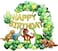 JMD 200 Plus Pcs Jumbo Pack Dinosaur Balloons Garland Kit For Birthdays, Baby Showers, And More! Comes With T Rex, Velociraptor, Brontosaurus,