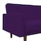 In House Shahrzad 2 In 1 Sofabed Velvet Upholstered - Dark Purple