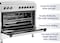 Super General 90x60 Cm Freestanding 5 Gas Cooker, Stainless Steel, SGC9603FSHG