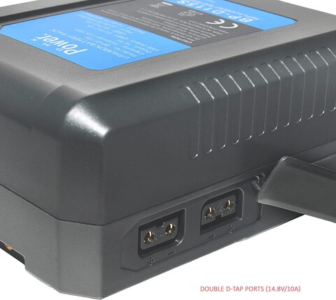 DMK Power BP-D115S 14.8V 7800MAH 115WH Lithium-ion V MOUNT V LOCK BATTERY WITH D-TAP &amp; USB OUTPUT for Broadcast Video Camcorder, Made for Sony HDCAM, XDCAM, Digital Cinema Cameras and Other Camcorders