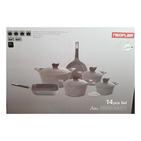 Neoflam Aeni Cookware Set Assorted 14 PCS