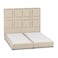 In House Berlin Linen Bed Frame - Single - 200x100cm - Light Beige
