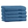 SIL FACE TOWEL BLUE 13X13