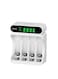 Beston C9023L Charger with 4 Pcs of AA Batteries