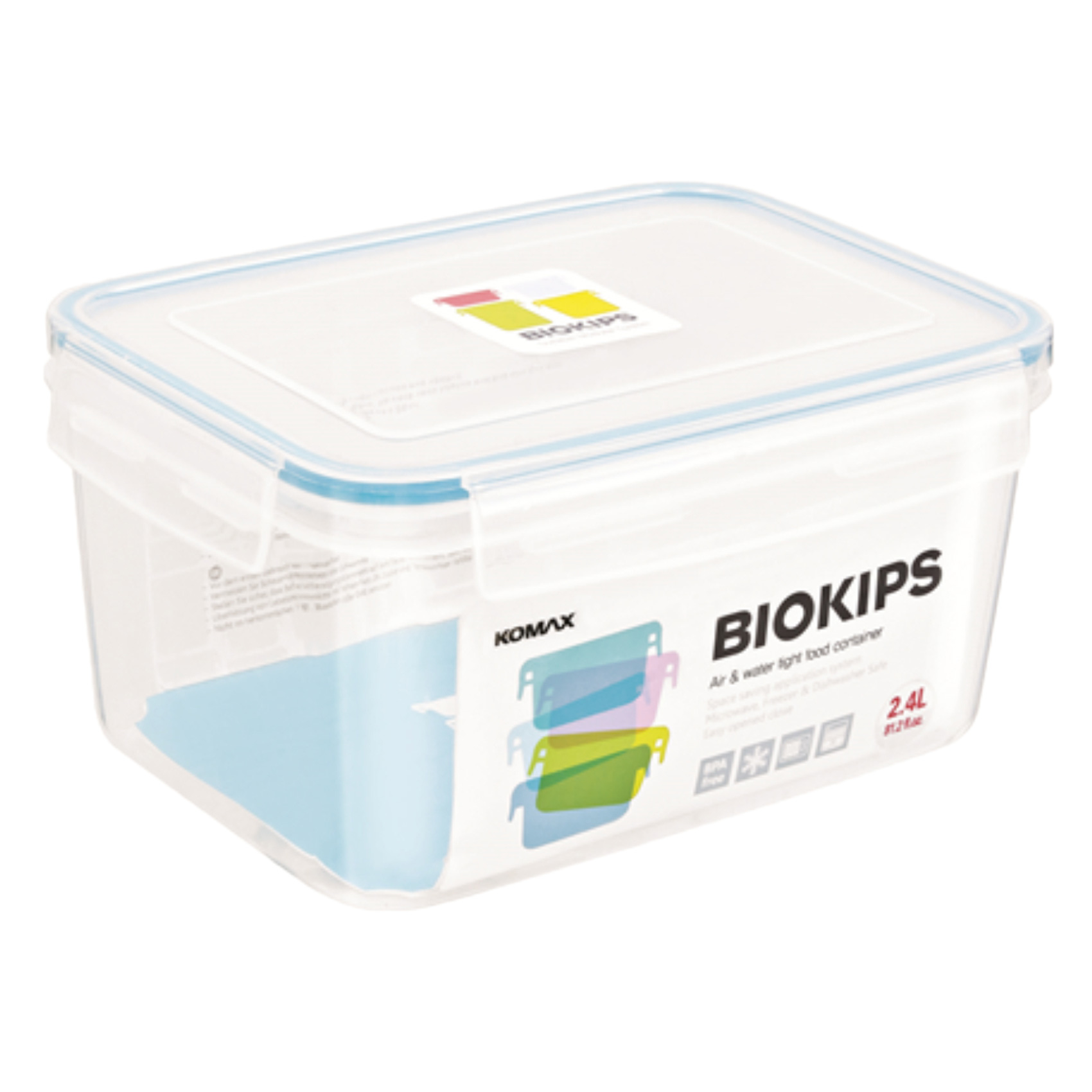 Komax Food Container Biokips Air And Watertight 2.4 Liter