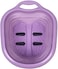 Foot Soaking Portable Foot Spa Massage Tub, Foldable Foot Massager- Purple