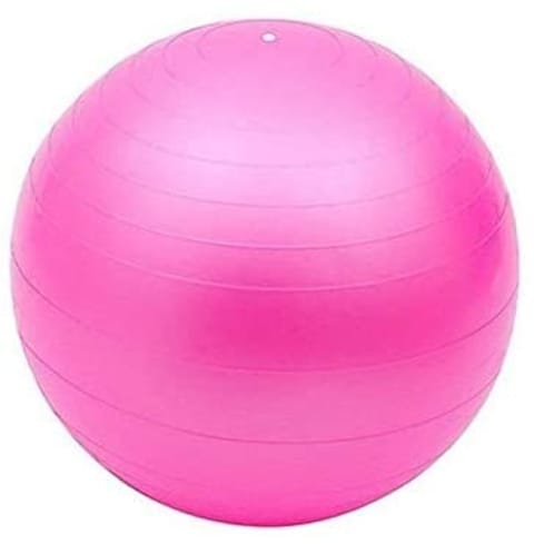 Generic Anti-Burst 65 Cm Ball Fitness Exercise Gym Yoga Swiss ,Pink Color [Btx]