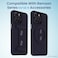 Remson Mag-X Magnetic Hybrid Protective Silicone Case Military Grade Protection For iPhone 14 Pro Max (Deep Purple)