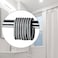 24 PCS Shower Curtain Rings Plastic Shower Curtain Hooks for Bathroom Shower Rod&nbsp;- Grey
