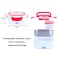Generic-Multifunctional Portable Electric Heating Lunch Box Food Heater Food Warmer with Removable Stainless Steel Container for Home Office(EU-Plug)
