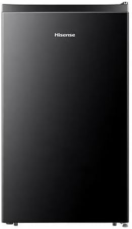 Hisense 122 Liter Single Door Refrigerator, RRDN093NBB, Black