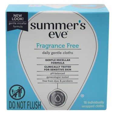 Summers Eve Intimate Cloth Frag 16S