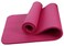 Generic Pink 10Mm Natural Rubber Anti Slip Antibacterial Environmental Protection Material Pliant Yoga Mat For Exercise