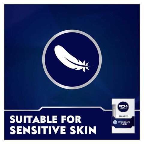 Nivea Sensitive After Shave Fluid - 100 Ml