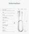 Ringke - Fast Charging Pastel Cable - USB Type - A to Lightning - (2m) White