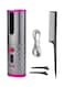 Generic Cordless Auto Rechargeable Curler Silver/Pink 25X9X11Cm