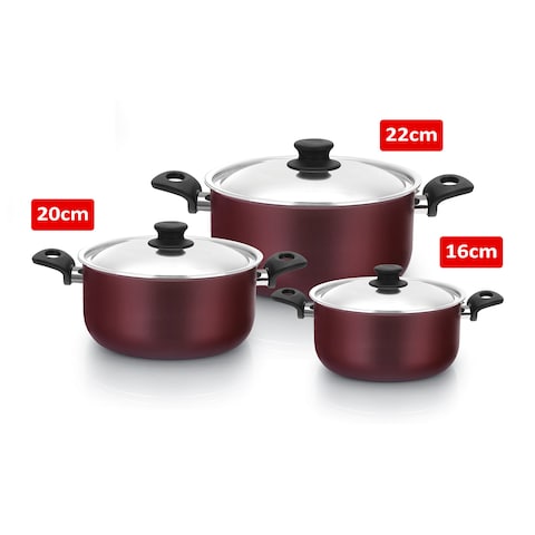 F1 Stew Cookware Set - 3 Pots