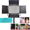 DMK Power Coopic Led-540Asrc Bi-Color LED Video Panel Light With 2 X Np-F970 Battery Light Stand Cri95 Lumen 3400Lux - Metal Housing Outdoor Video Photography Lighting