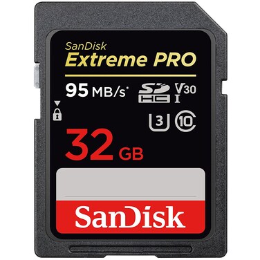 Sandisk Extreme Pro SDHC UHS-I Memory Card 32GB 95MB/s (Class 10)