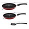RK NON STICK FRYPAN SET  WITH TURNER, RNF007, 22CM &amp; 26CM