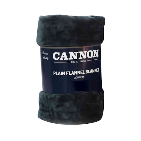 Canon Blanket Flannel Double Plain 200x220cm Assorted