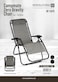 Royalford Campmate Zero Gravity Chair- Rf11675 Lightweight, Portable And Foldable, Folds Flat For Storage Iron Tube With Washable Cloth, Perfect For Indoor And Outdoor Entertainment Brown