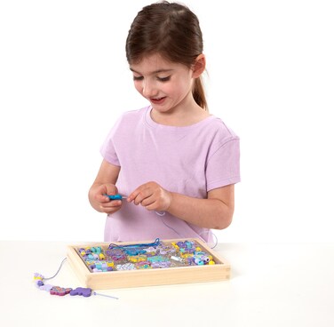 Melissa and Doug Wooden Bead Set-Butterfly Friends