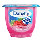 Buy Danette Dessert Strawberry Flavour 90g in UAE