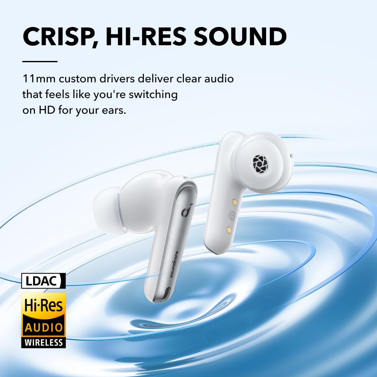 soundcore by Anker Liberty 4 NC Wireless Noise Cancelling Earbuds White