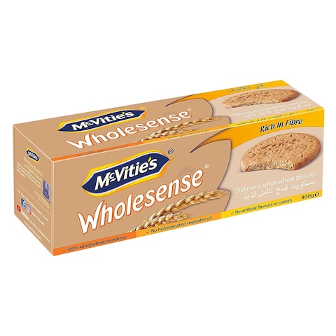 McVitie&#39;s Wholesense Digestive Whole Wheat Biscuits 400g