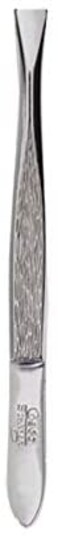 Credo Solingen 3 Inch Straight Nickel Plated Tweezer