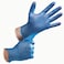 lavish Falcon Blue Vinyl Gloves Pre Powder Extra Large (1 Pack X 100 Pieces)