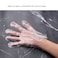 Generic-100Pcs Disposable Gloves Transparent Clear Thicken Soft Flexible Comfortable Protective Gloves for Kitchen Cooking Cleaning Restaurant Home Service