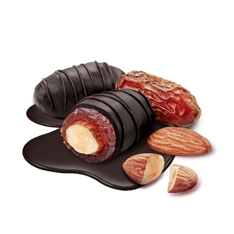 Chocodate Date And Almond Extra Dark Chocolate 250g