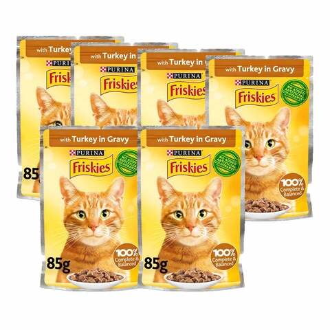 Friskies Cat Food Turkey  85 Gram 5+1 Pieces