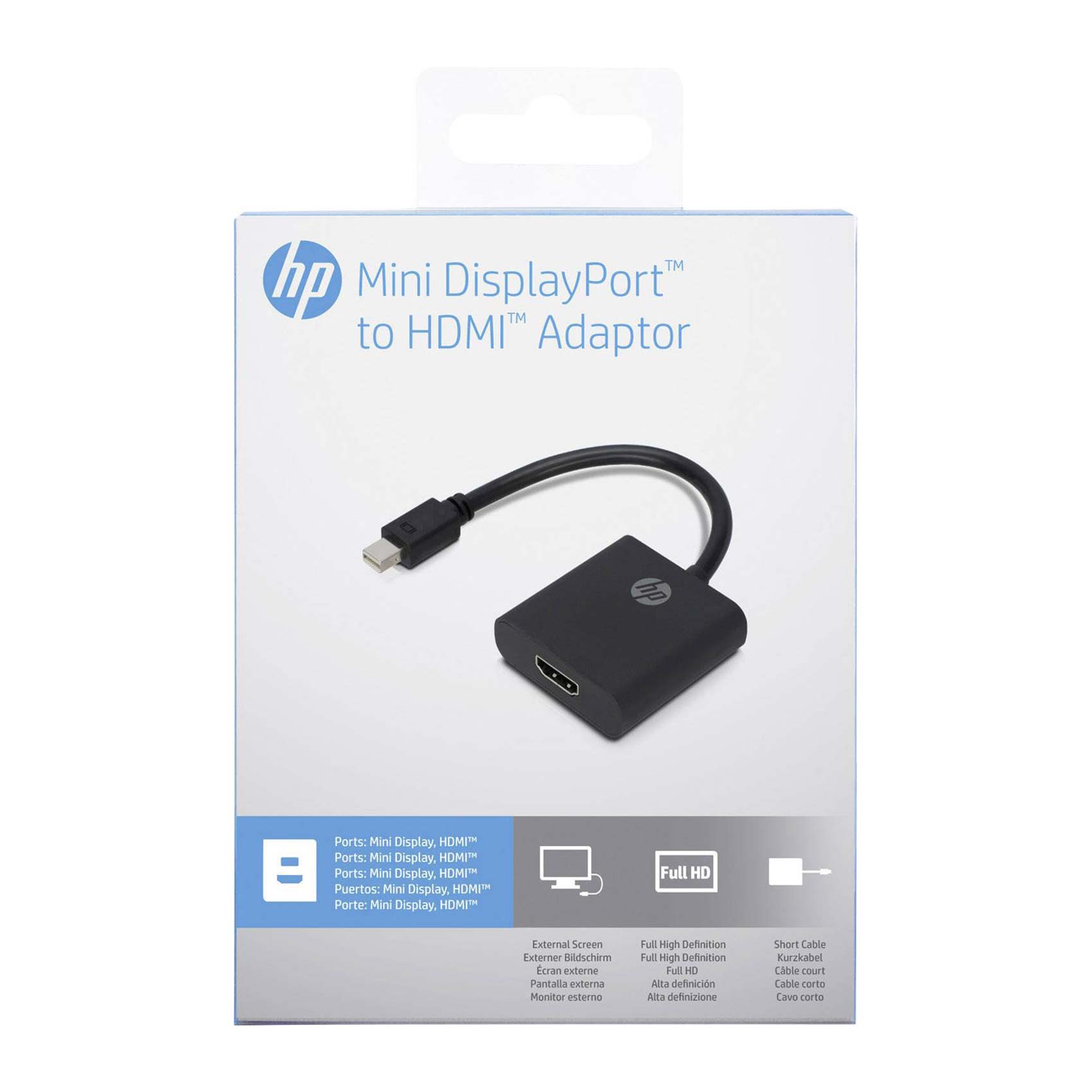 HP Mini Display Port to HDMI Adaptor - Black