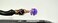 Merlin's Realm Amethyst Crystal Ball Red Oak Magic Wand
