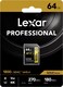 Lexar 256GB Professional 1800X SDXCUHS-II Cards, Up To 270MB/S Read 180MB/S Write C10 V60 U3 SD Card