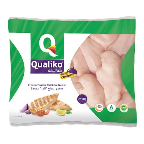 Qualiko Frozen Tender Chicken Breast 2.5kg