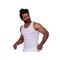 Jill M3101 Sleeveless Undershirt for Men - Size 3 - White