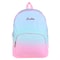 Kaukko Rainbow Backpack Bag Blue and Pink Large 18cm