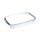 Ocuisine Rectangular Roaster Medium Clear 35x22cm