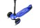 Ziggy 3-Wheel Tilt Scooter w/LED light - Blue