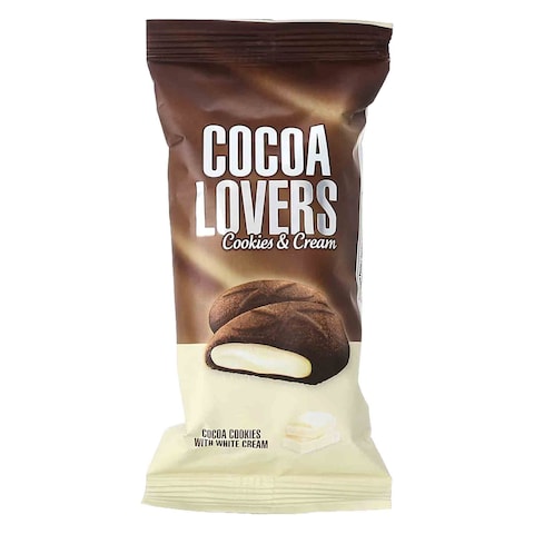 Cocoa Lovers Cookies with White Cream - 12 Packs - 4 Cookies