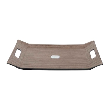 Royalford wooden finish serving tray 37x28cm