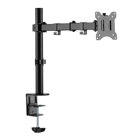 STARGOLD Single  Articulatinf Monitor Arm Desk Mount Stand For 17″ To 32″ Screens Full Motion Swivel Long Arm With Gas Spring Height Adjustable LCD/ LED Monitor Mount