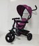 Lovely Baby LB 325HC Tricycle, Baby Push Trike, Kids First Bike, Pushchair, with Sun Canopy, Parent Handle &amp; Footrest - Purple