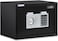 Rubik A4 Documents Size Safe Box with Digital Keypad and Key Lock, Security Locker Protect Cash Jewelry Passports for Home Office (Size 25x35x25cm) Black